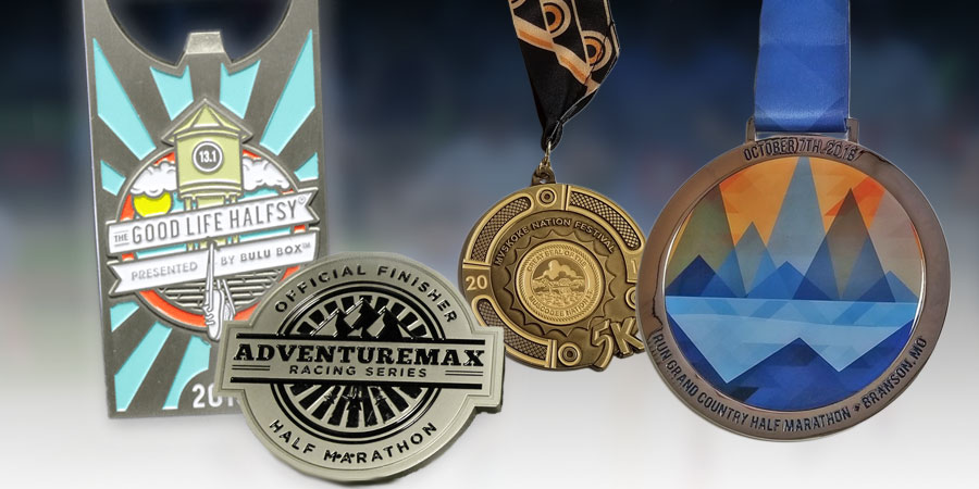 Distribute Finisher Medals - KY Run